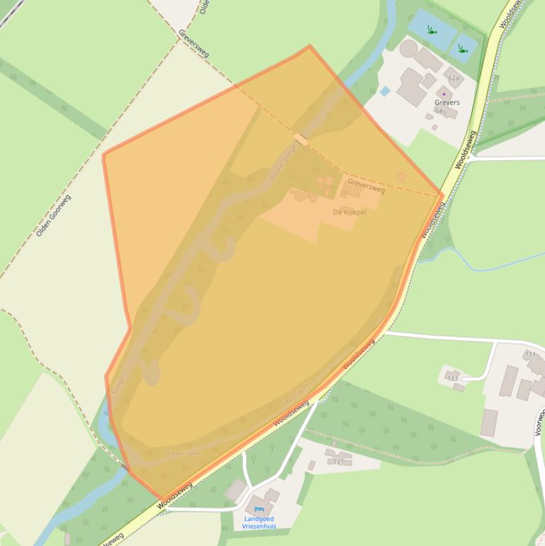 Kaart van postcodegebied 7108AG.