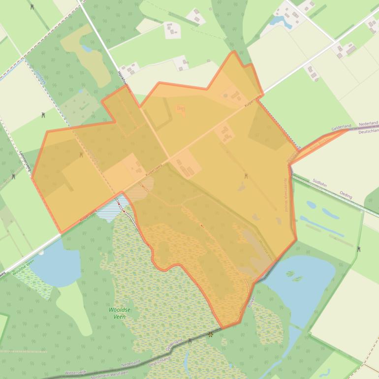 Kaart van postcodegebied 7108BD.