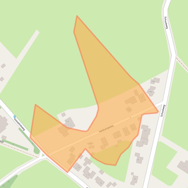 Kaart van postcodegebied 7108BR.