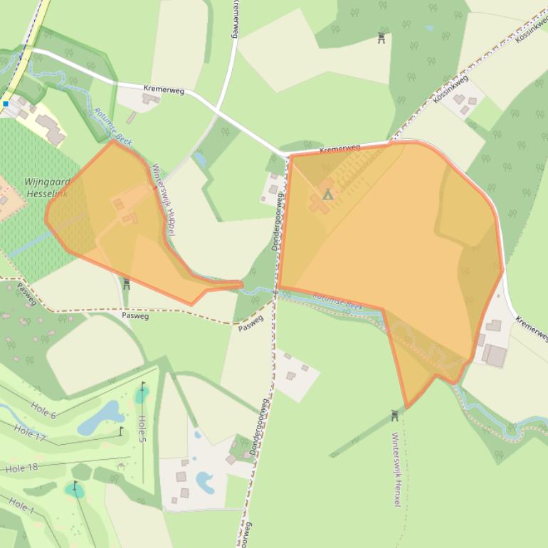 Kaart van postcodegebied 7113CB.