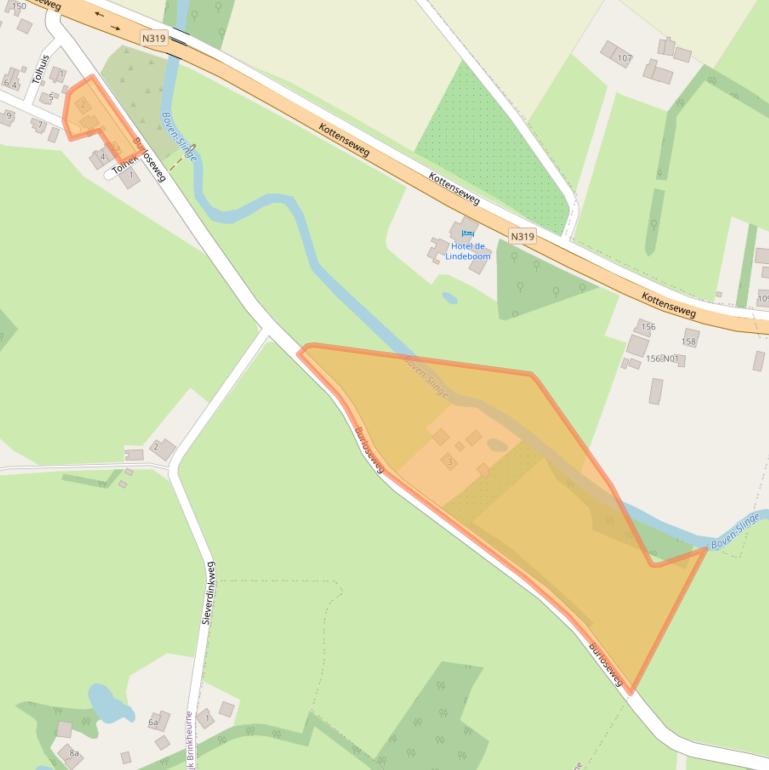 Kaart van postcodegebied 7115AM.