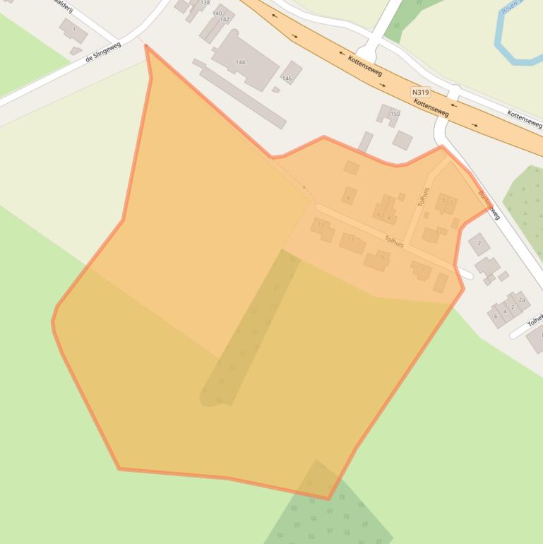 Kaart van postcodegebied 7115AS.