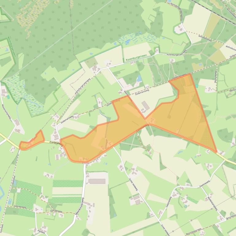 Kaart van postcodegebied 7119AB.