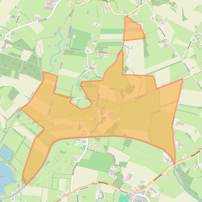 Kaart van postcodegebied 7119AH.