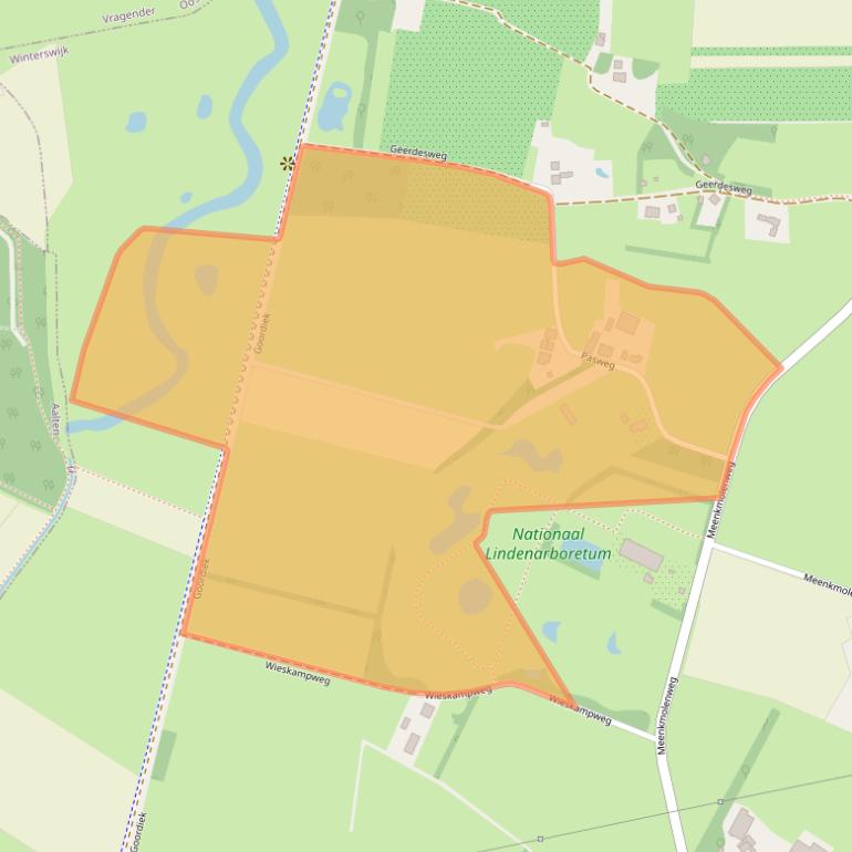 Kaart van postcodegebied 7119AL.