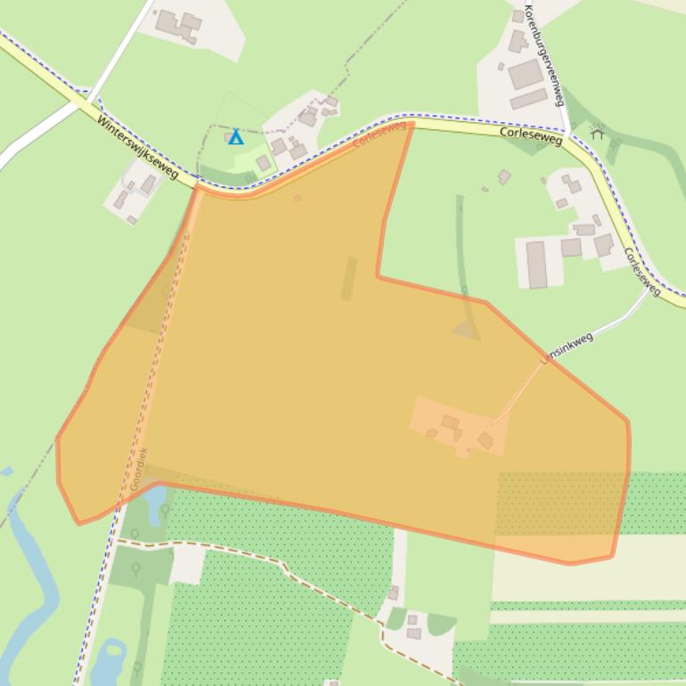 Kaart van postcodegebied 7119AP.