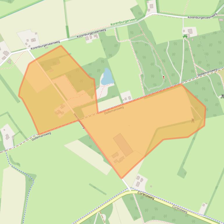 Kaart van postcodegebied 7119AS.