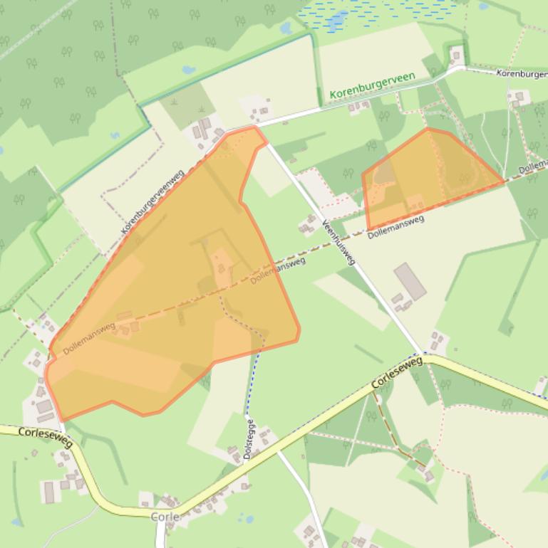 Kaart van postcodegebied 7119AT.