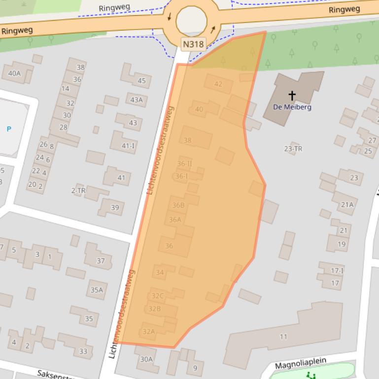 Kaart van postcodegebied 7121AD.