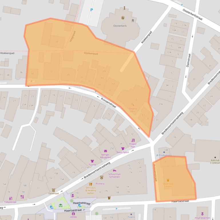 Kaart van postcodegebied 7121AG.