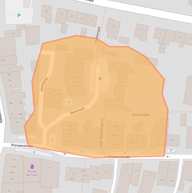 Kaart van postcodegebied 7121AH.