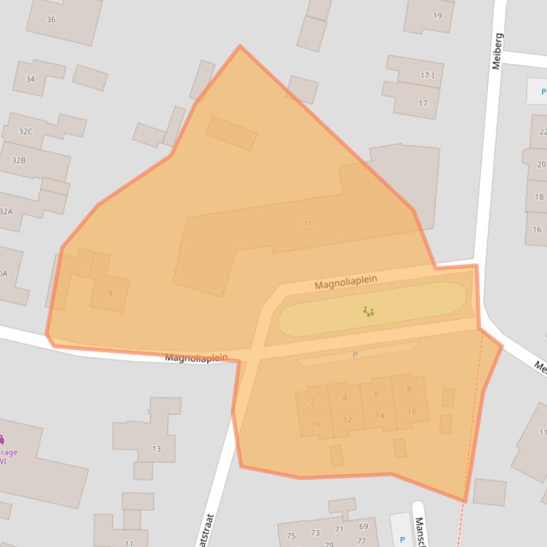 Kaart van postcodegebied 7121AM.