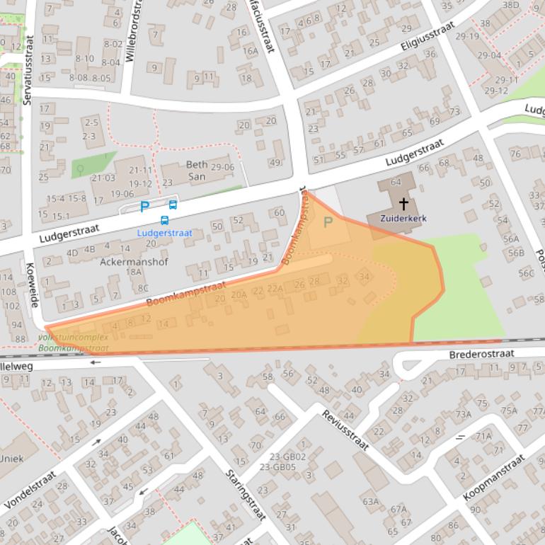 Kaart van postcodegebied 7121ER.