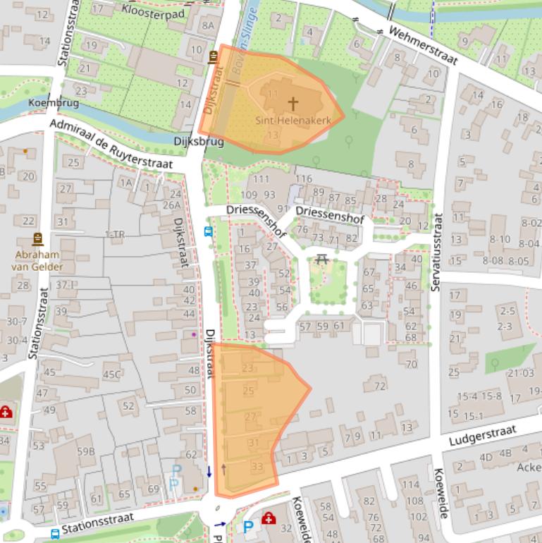 Kaart van postcodegebied 7121ES.