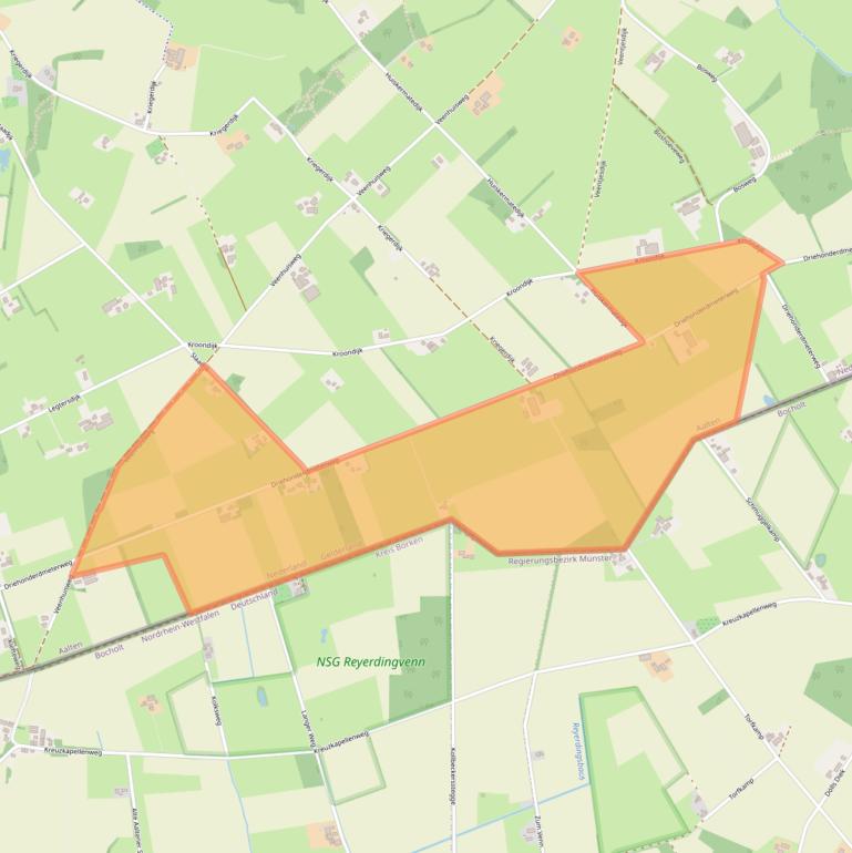 Kaart van postcodegebied 7121KK.