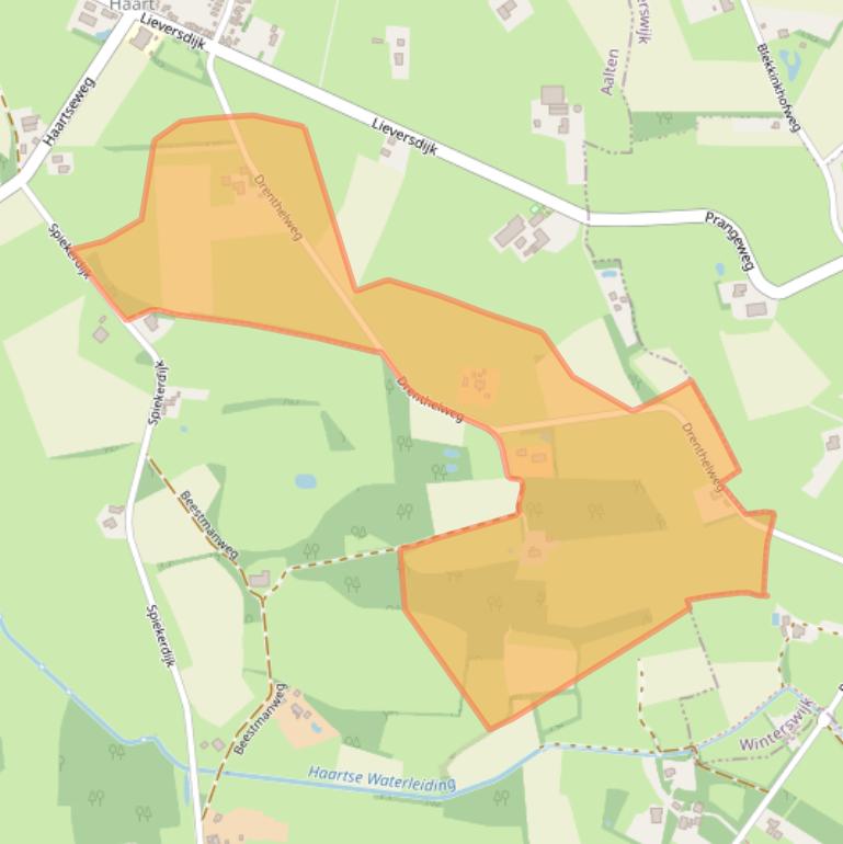 Kaart van postcodegebied 7121KV.