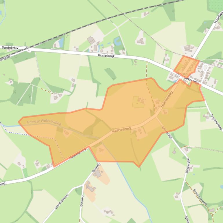 Kaart van postcodegebied 7121KZ.