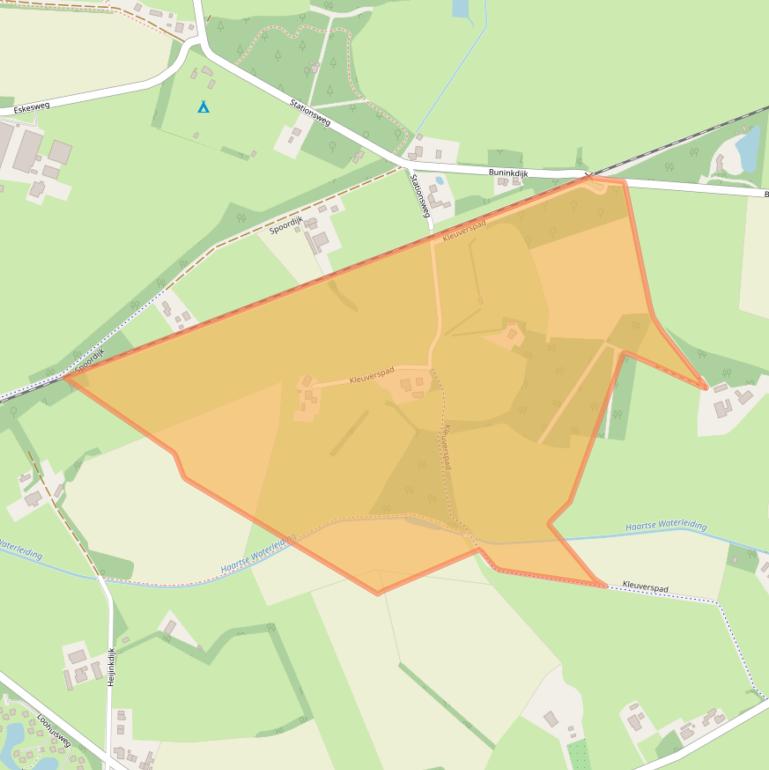 Kaart van postcodegebied 7121LE.