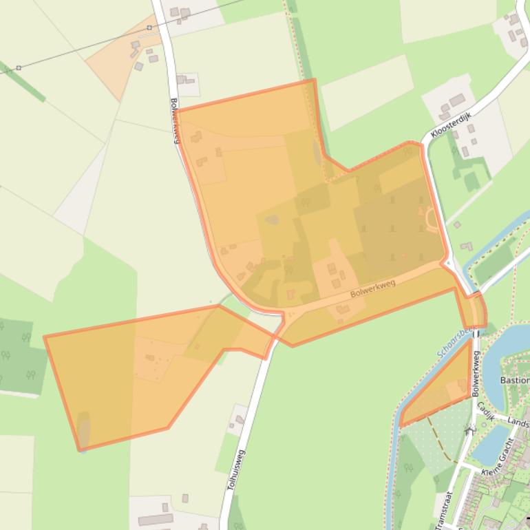 Kaart van postcodegebied 7121LT.