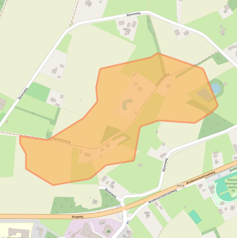 Kaart van postcodegebied 7121MK.