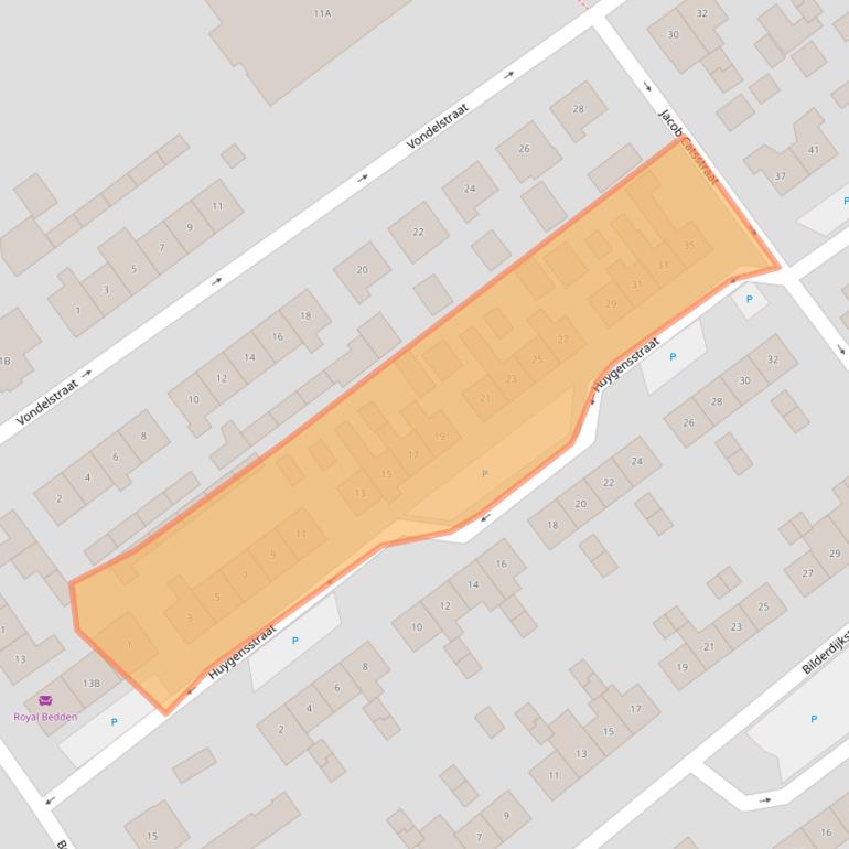 Kaart van postcodegebied 7121VE.