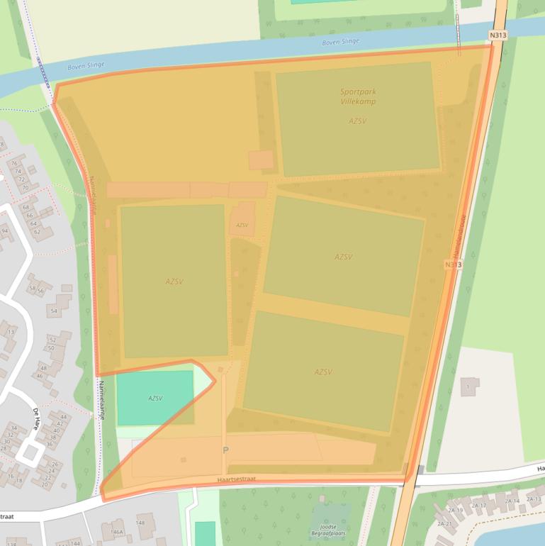 Kaart van postcodegebied 7121WJ.