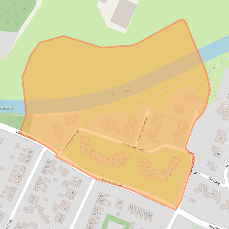 Kaart van postcodegebied 7121WL.