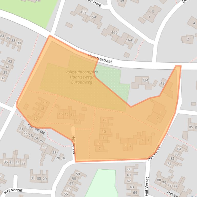 Kaart van postcodegebied 7121XA.