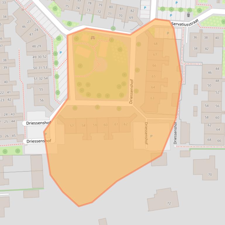 Kaart van postcodegebied 7121XV.