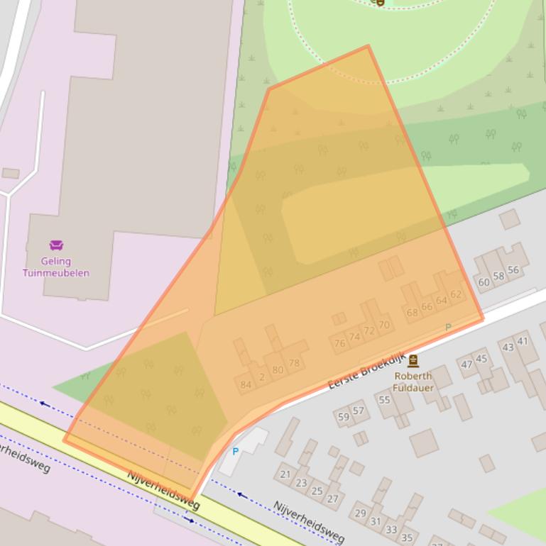 Kaart van postcodegebied 7122AN.