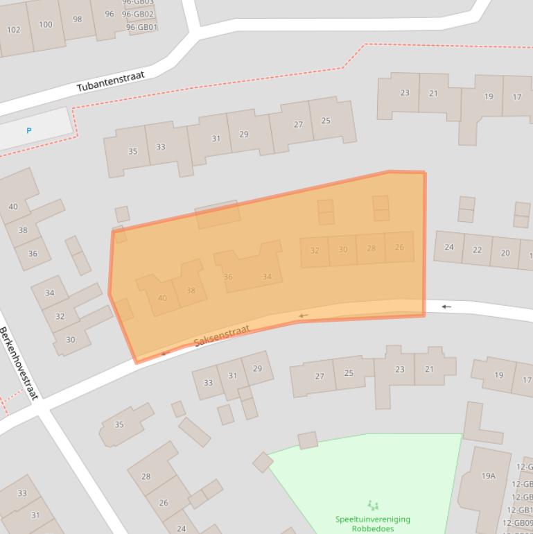 Kaart van postcodegebied 7122CM.