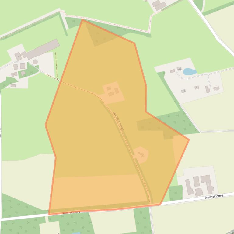 Kaart van postcodegebied 7122JK.