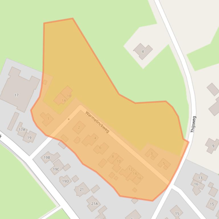 Kaart van postcodegebied 7122JV.