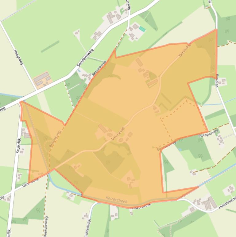 Kaart van postcodegebied 7122LK.