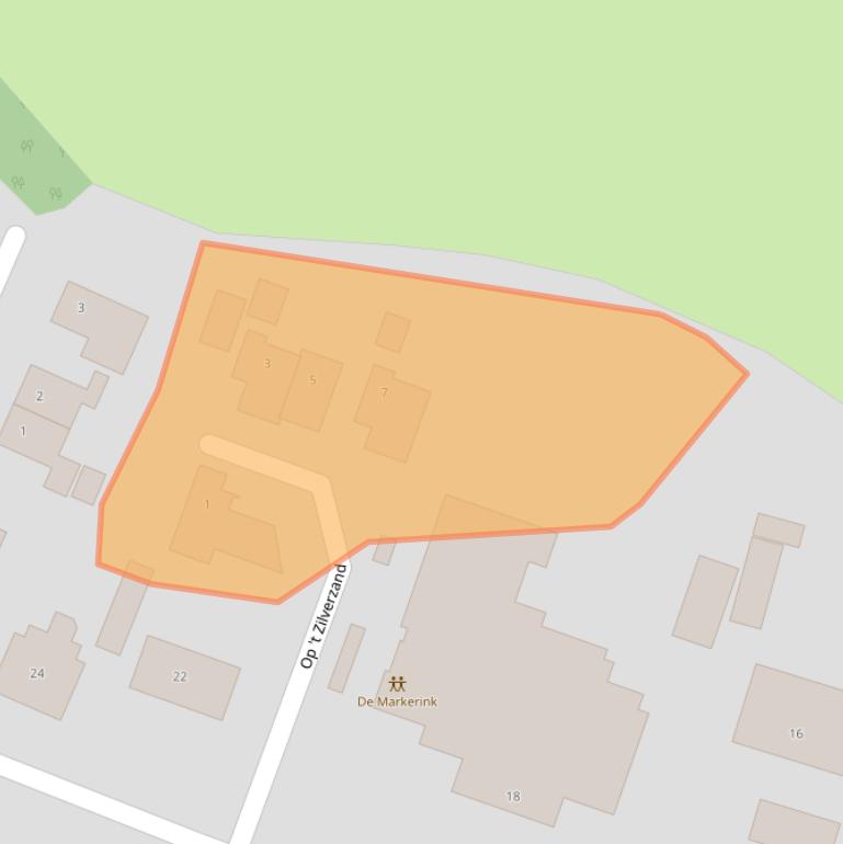 Kaart van postcodegebied 7122RL.