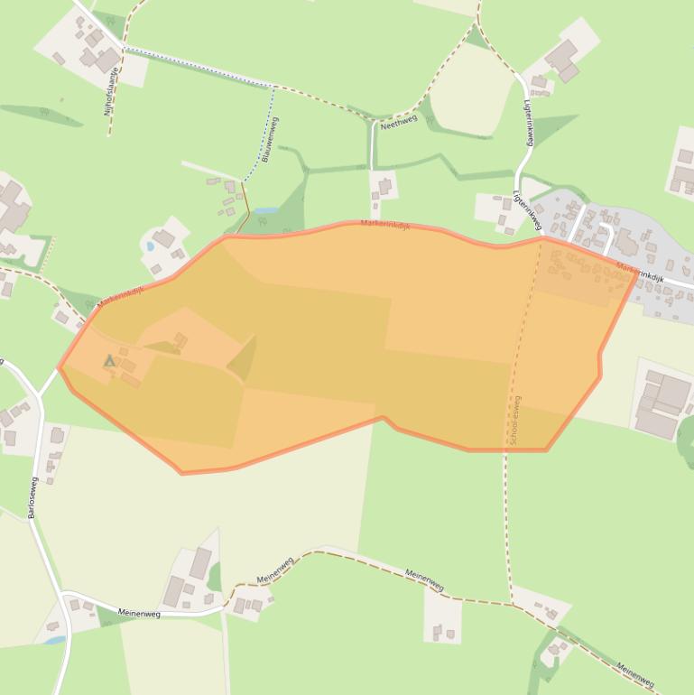 Kaart van postcodegebied 7122RT.