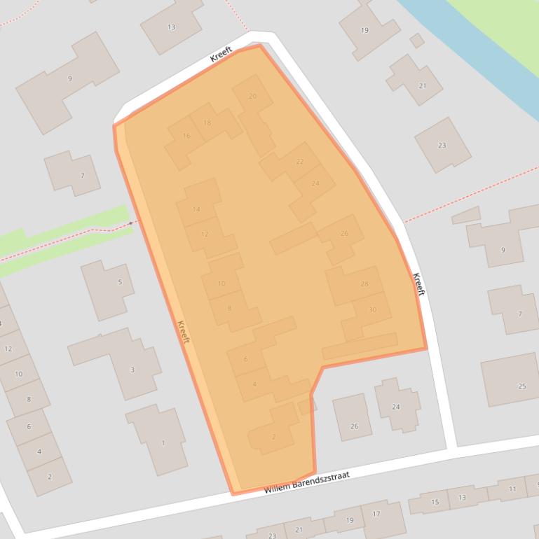 Kaart van postcodegebied 7122TA.