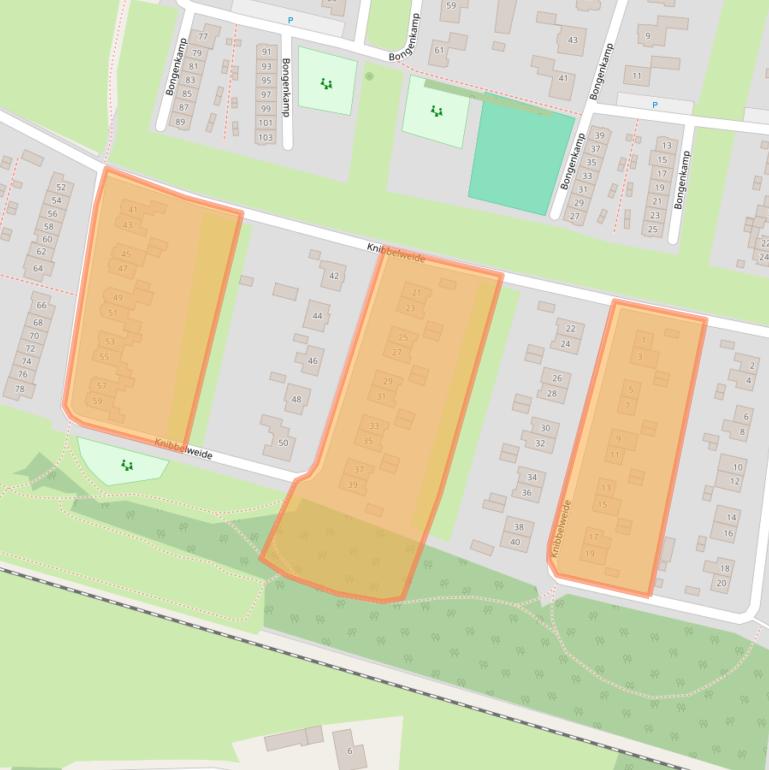 Kaart van postcodegebied 7122TE.