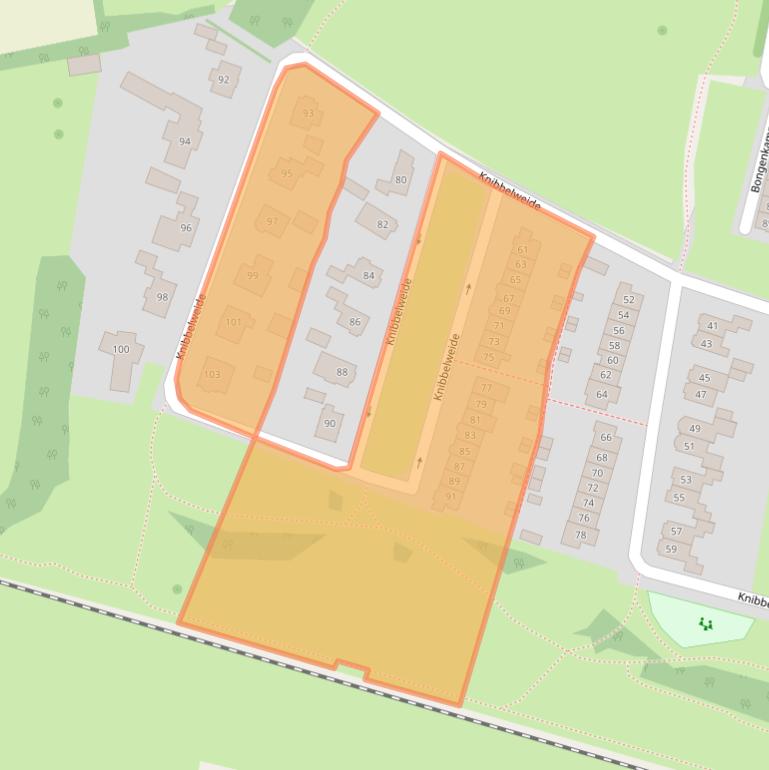 Kaart van postcodegebied 7122TG.