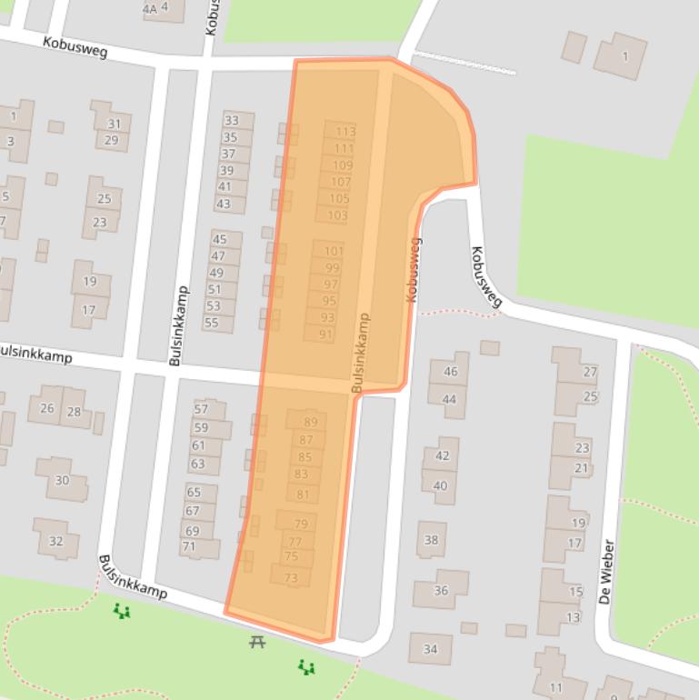 Kaart van postcodegebied 7122TN.