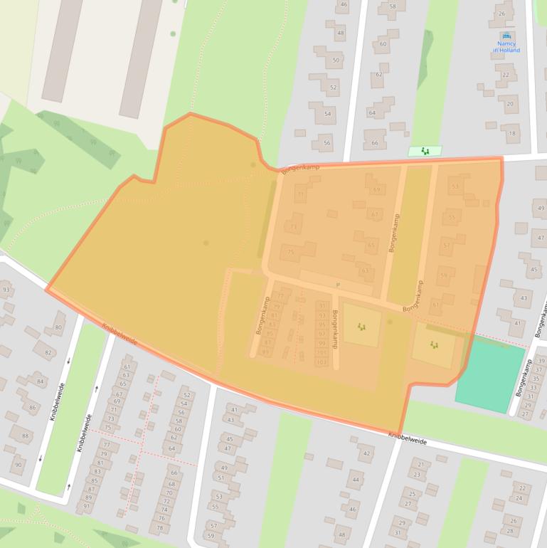 Kaart van postcodegebied 7122TW.