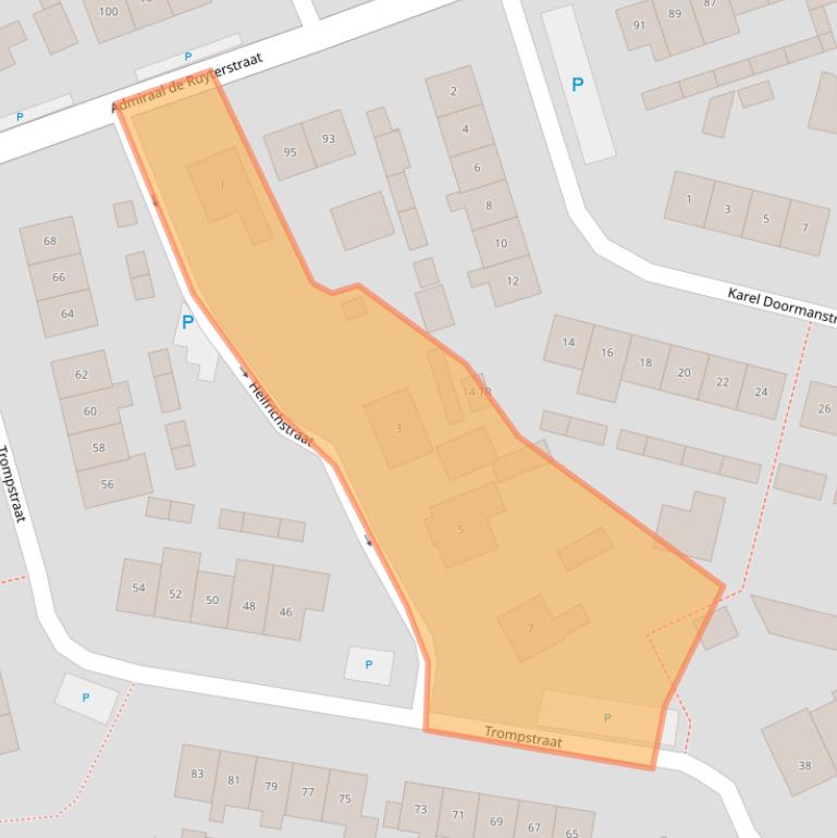 Kaart van postcodegebied 7122VS.