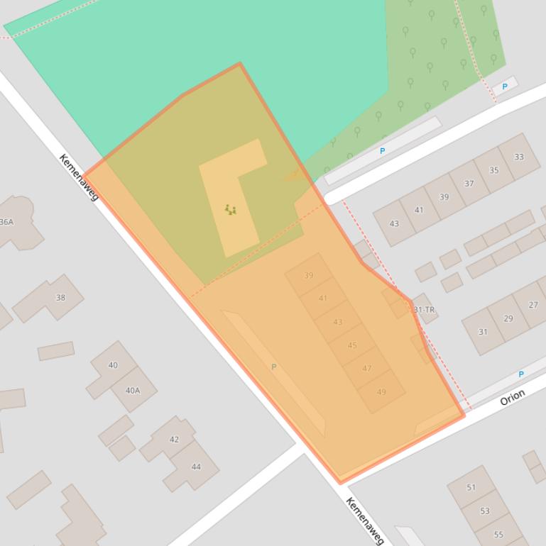 Kaart van postcodegebied 7122XH.