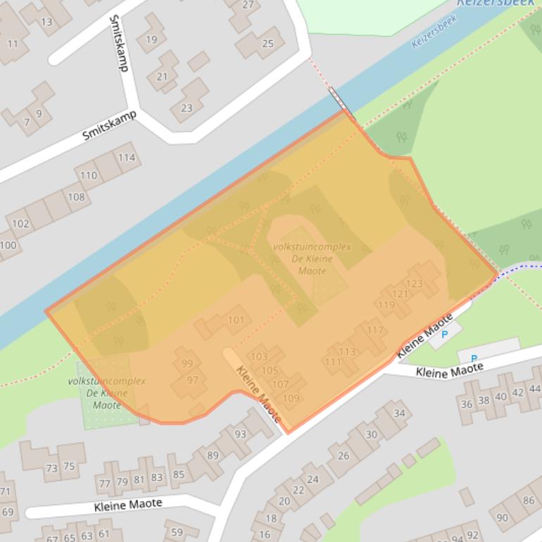 Kaart van postcodegebied 7123CP.