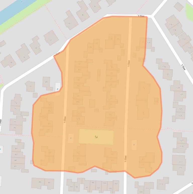 Kaart van postcodegebied 7123CS.