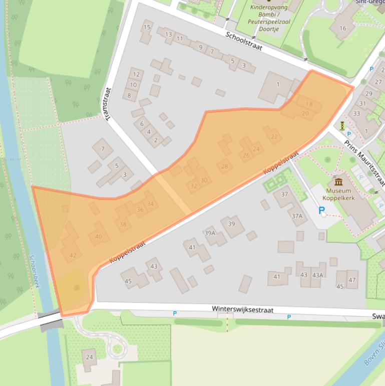 Kaart van postcodegebied 7126AJ.