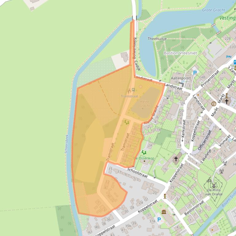 Kaart van postcodegebied 7126AK.