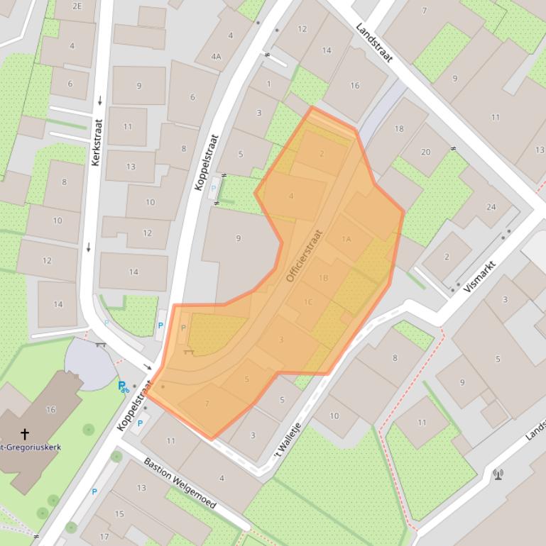 Kaart van postcodegebied 7126AN.
