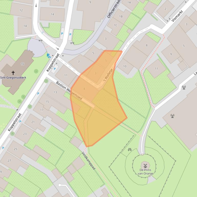 Kaart van postcodegebied 7126AR.