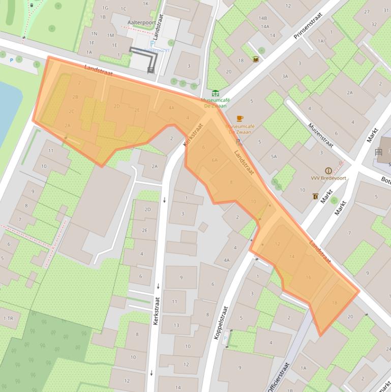 Kaart van postcodegebied 7126AT.